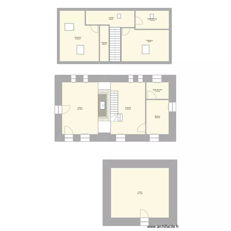 COMBE Magalie - LAGARDE-MARC. Plan de 