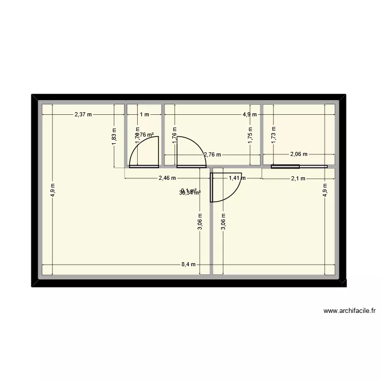 plan 5. Plan de 3 et 84 m² plan 5. Plan de 3 et 84 m²