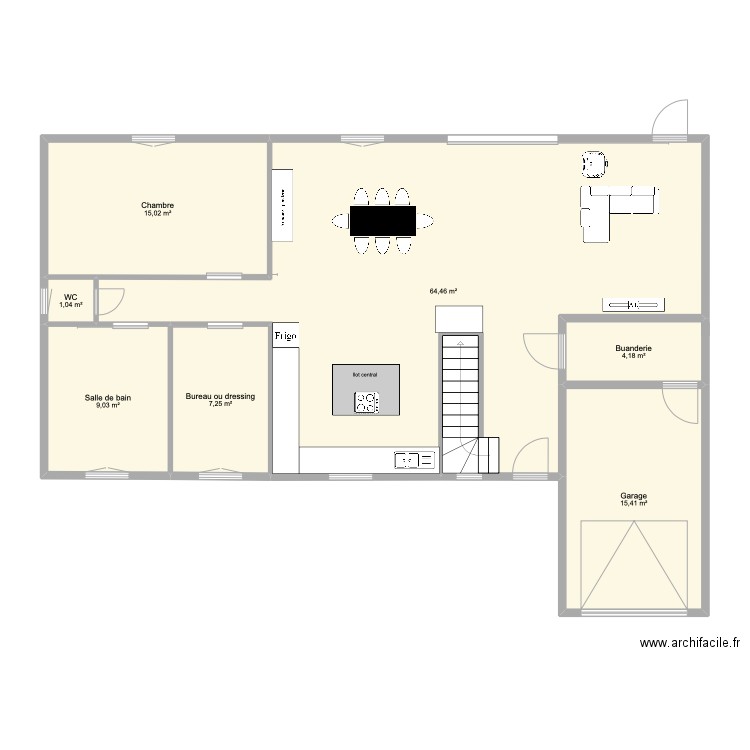 Home. Plan de 0 pièce et 0 m2