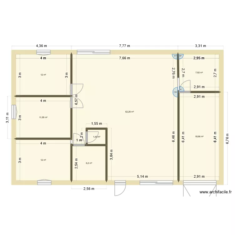 MAISO?. Plan de 8 pièces et 132 m² MAISO?. Plan de 8 pièces et 132 m²