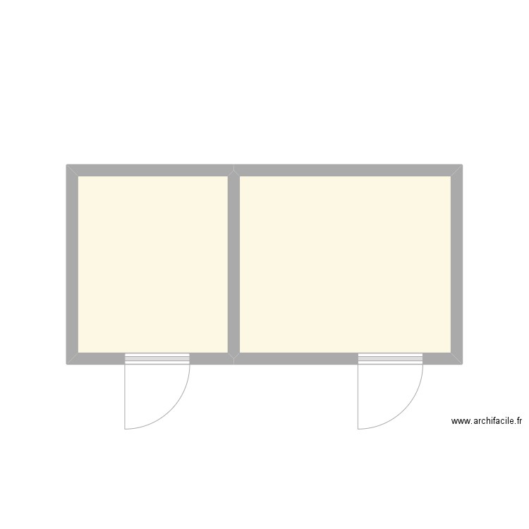Tuinberging bellegem Rollegemsestraat 9. Plan de 2 pièces et 12 m2