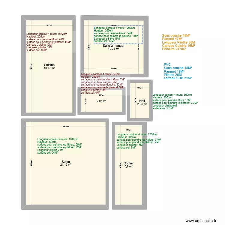 Césarine Rez. Plan de Césarine Rez. Plan de