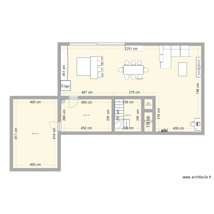 maison test 1. Plan de 6 pièces et 116 m2