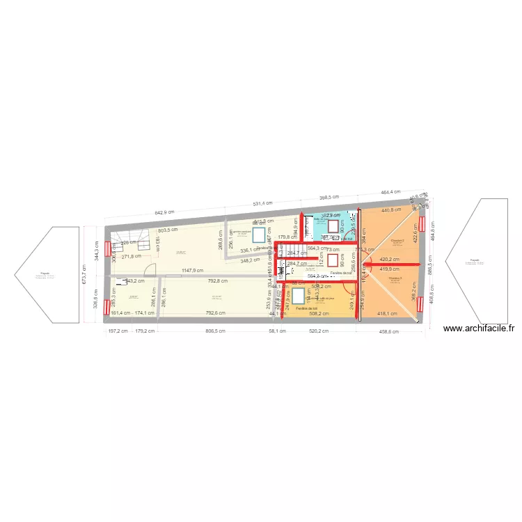 immeuble caf&eacute; de la poste 4. Plan de 
