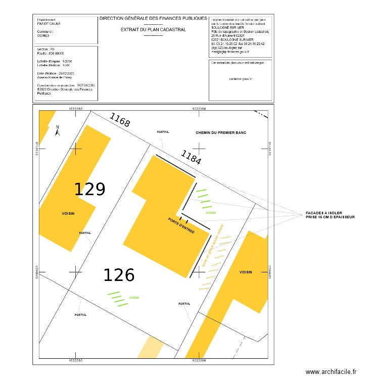 FOURNIER. Plan de 0 pièce et 0 m2