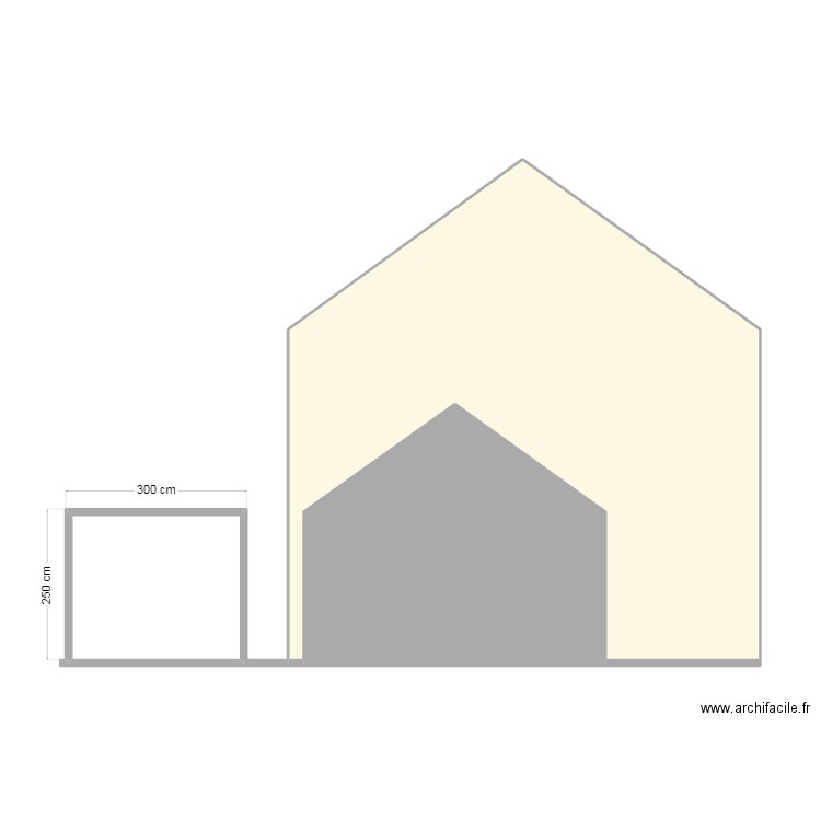 COUPE. Plan de 0 pièce et 0 m2
