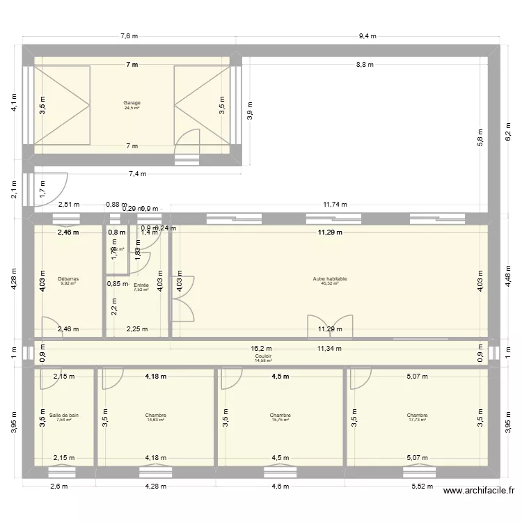 seclin 118. Plan de 10  et 159 m²