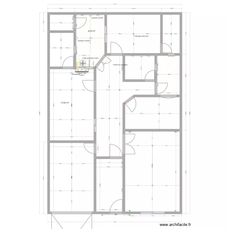 Plan E. Plan de 13 et 133 m² Plan E. Plan de 13 et 133 m²