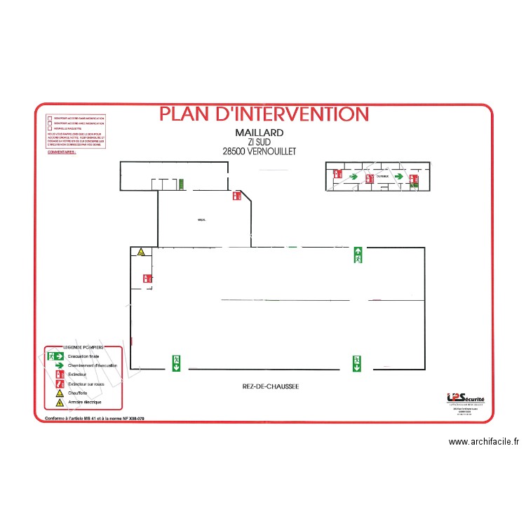 MAILLARD VERNOUILLET. Plan de 0 pièce et 0 m2