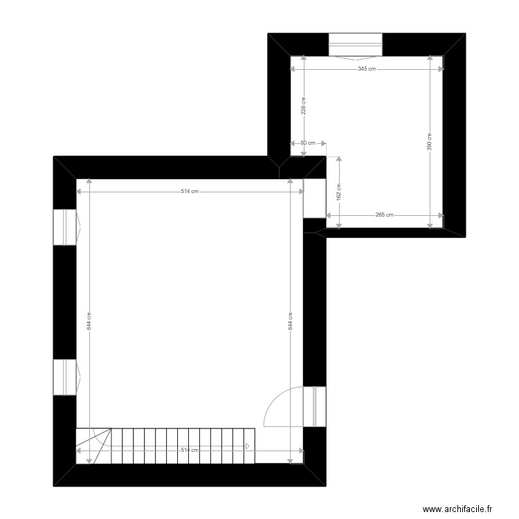 PIEGROS 102. Plan de 8 pièces et 98 m2