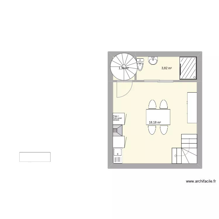 Cahorel Appart 2 2éme étage. Plan de Cahorel Appart 2 2éme étage. Plan de