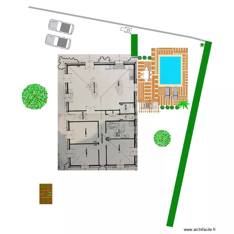 plan MANON & HUGO. Plan de 