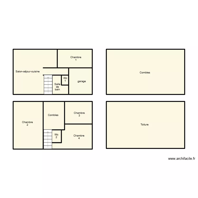 TREGUNC COADOU. Plan de 