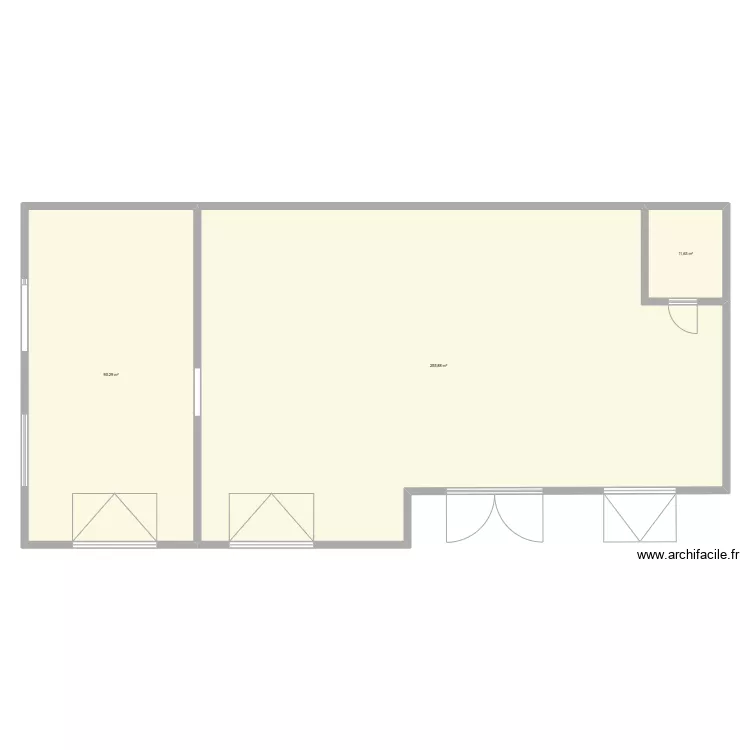 garage. Plan de 