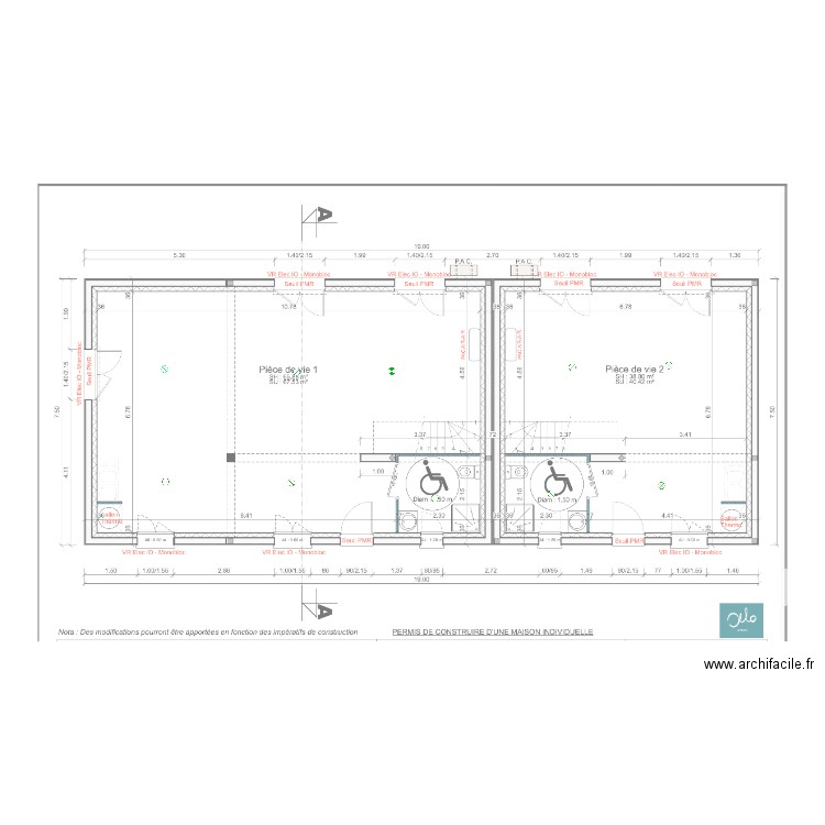 Buno Rez de chaussée. Plan de 0 pièce et 0 m2