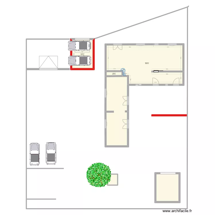 plan initial. Plan de 