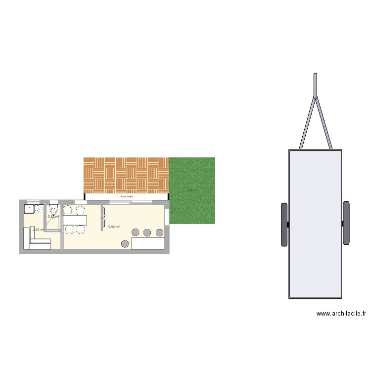 tyni. Plan de 0 pièce et 0 m2