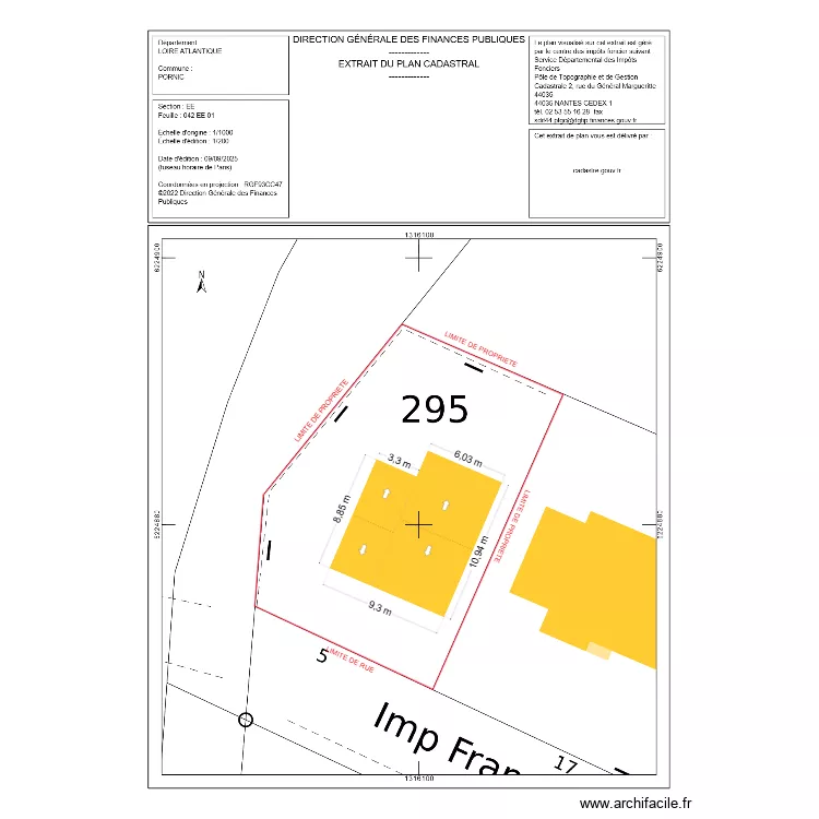 CU 3 DELANOUE. Plan de 