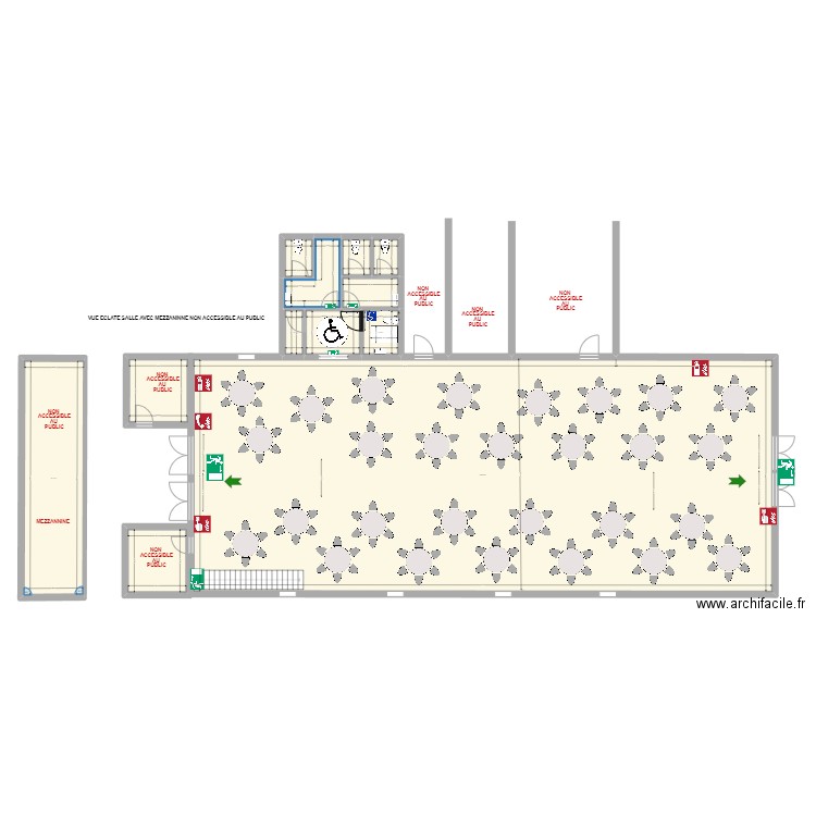 SALLE ST MAURICE V BON. Plan de 12 pièces et 369 m2