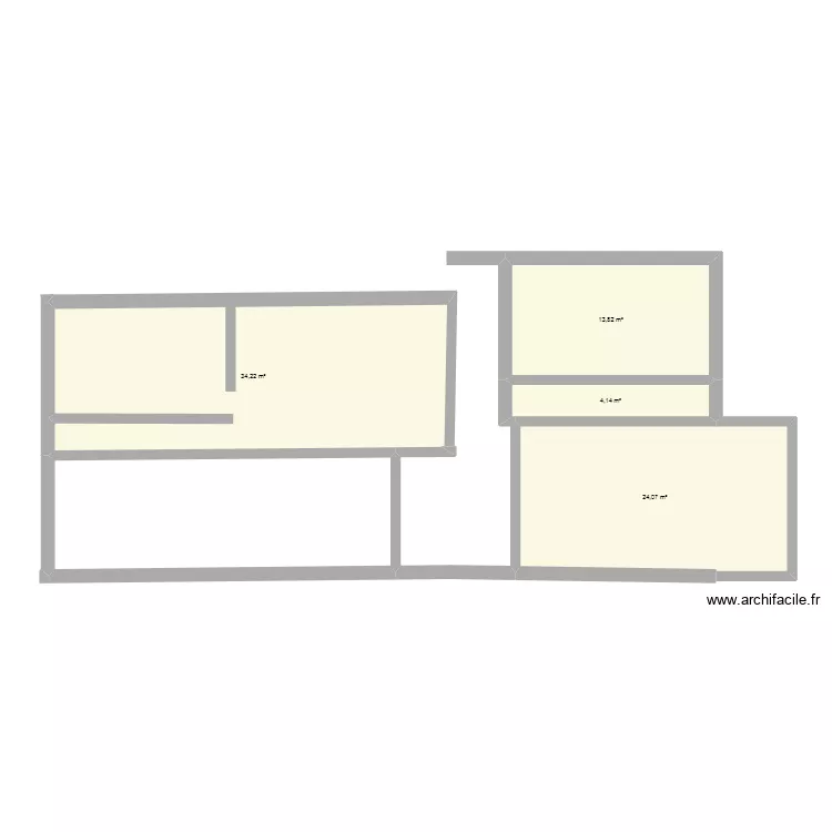 plan adeline maison. Plan de 4 Pièces et 76 m² plan adeline maison. Plan de 4 Pièces et 76 m²