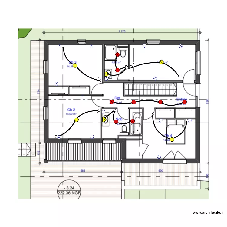 Plan Elec Marco RDC. Plan de Plan Elec Marco RDC. Plan de