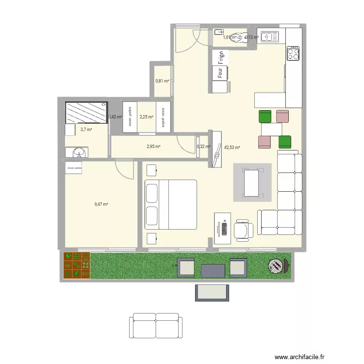 Appart Paris 15 salon version 2026. Plan de 10 Pièces et 64 m² Appart Paris 15 salon version 2026. Plan de 10 Pièces et 64 m²