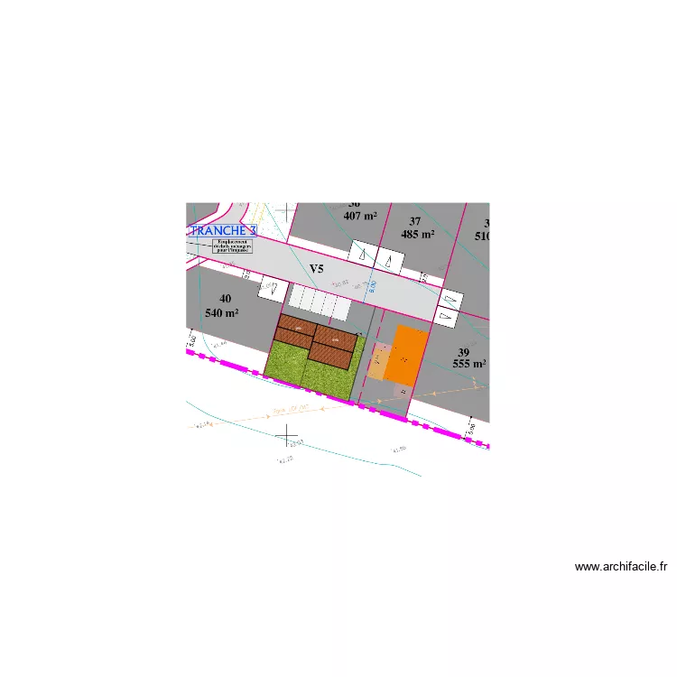 Martinet version LLS + PSLA. Plan de 