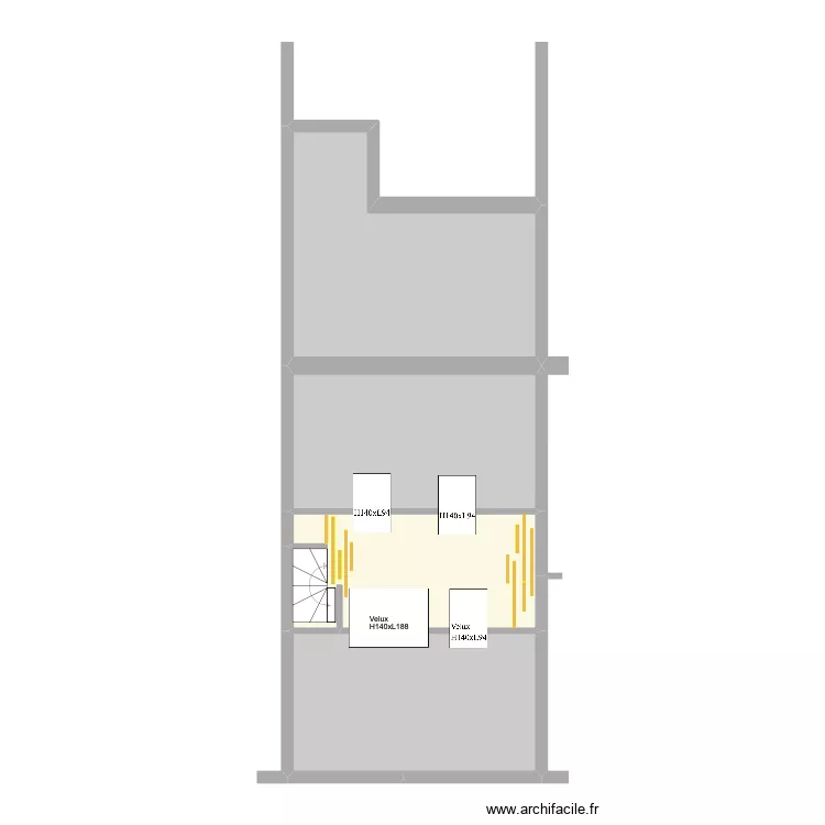 Banning 83 4e &eacute;tage Calepinage sols. Plan de 0 pièce et 0 m2