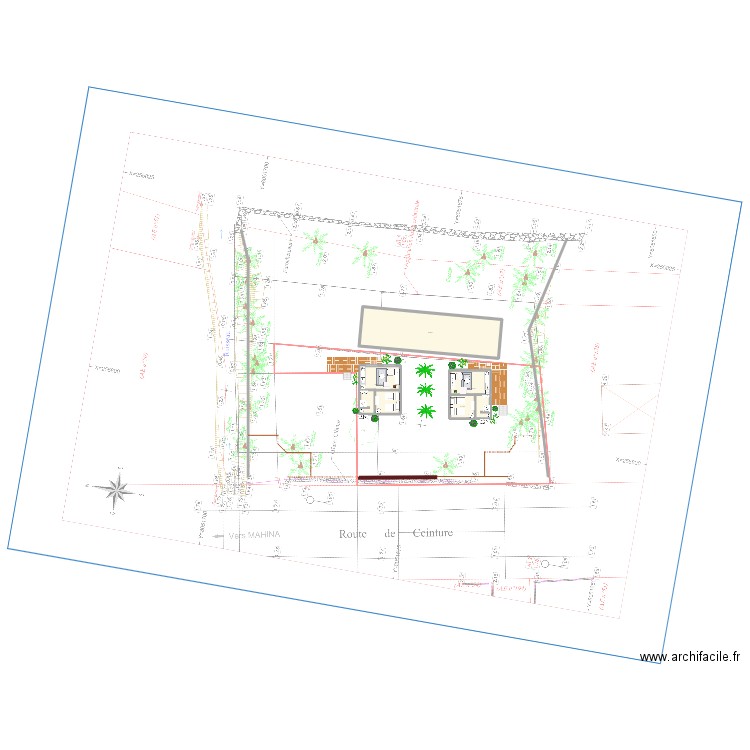 ZONE CONSTRUCTION. Plan de 5 pièces et 143 m2
