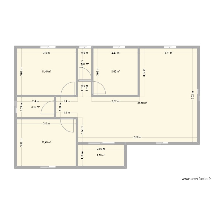 maison charbonnages 3. Plan de 0 pièce et 0 m2