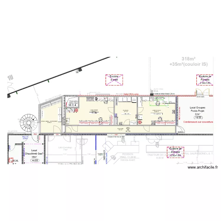 LA MOTTE SERVOLEX V5. Plan de 