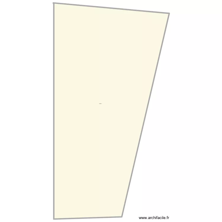 Terrain. Plan de 1 pièce et 2199 m²