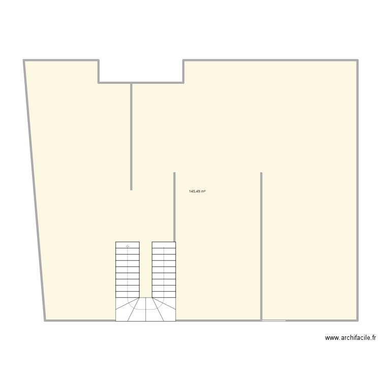 1er etage clinique Pikine. Plan de 1 pièce et 145 m2