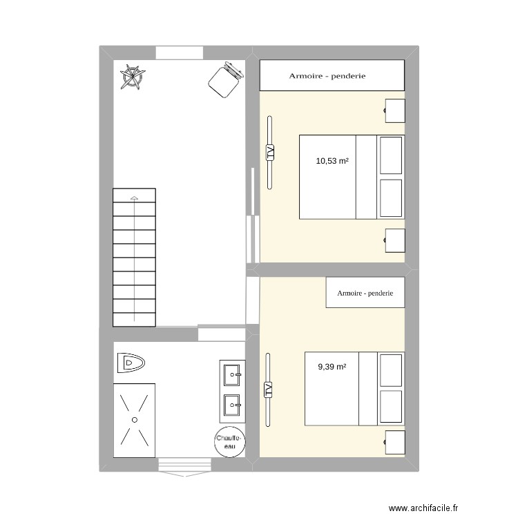 petite maison haut. Plan de 0 pièce et 0 m2