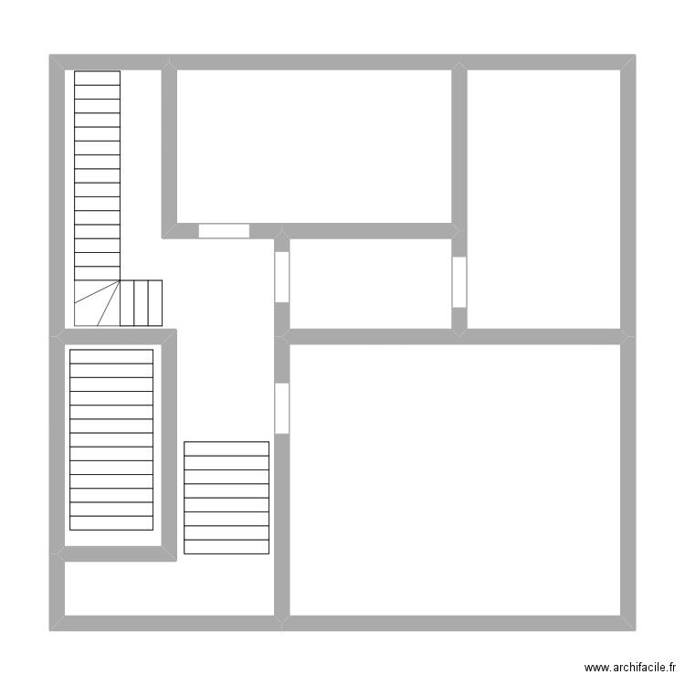 le logis Floréal Oxalis 4 niveau 1. Plan de 6 pièces et 86 m2