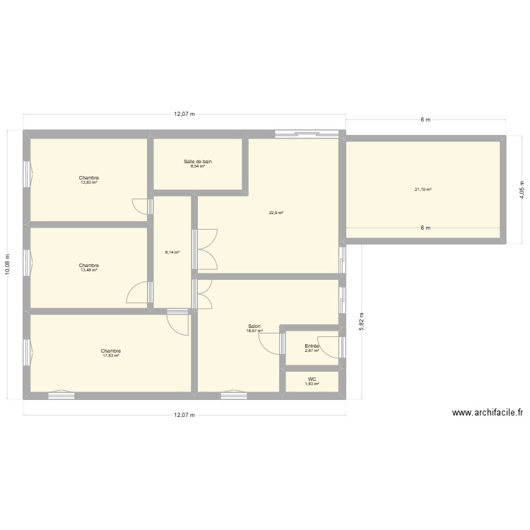 maison matouga 2. Plan de 10 pièces et 123 m2