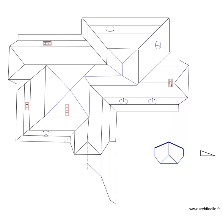Toit Lemaitre. Plan de 
