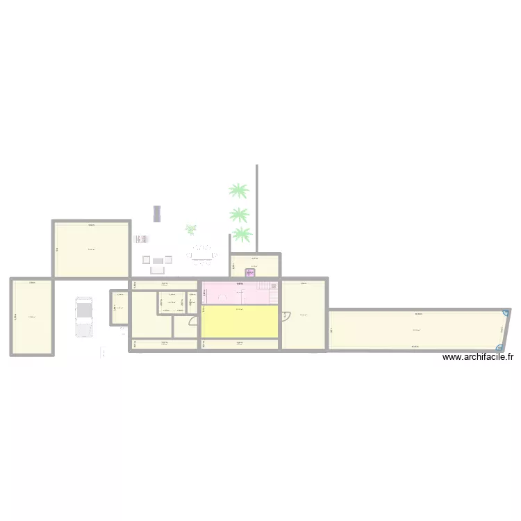 plan nu inv 55. Plan de 27 pièces et 455 m²