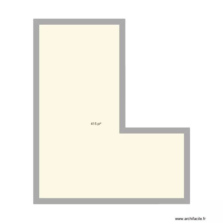 Cuisine Cardinal. Plan de 1  et 39 m²