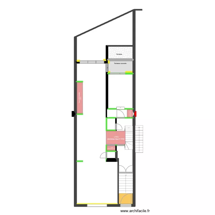 BAUCQ 77 Bel étage - Zones avec PRIMER. Plan de 7 Pièces et 94 m² BAUCQ 77 Bel étage - Zones avec PRIMER. Plan de 7 Pièces et 94 m²