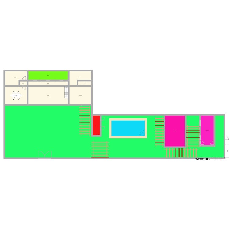 ro verde. Plan de 13 pièces et 635 m2