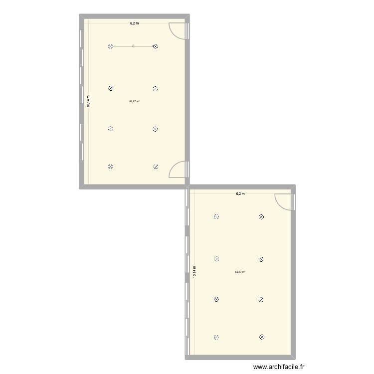 plan projet EE. Plan de 0 pièce et 0 m2