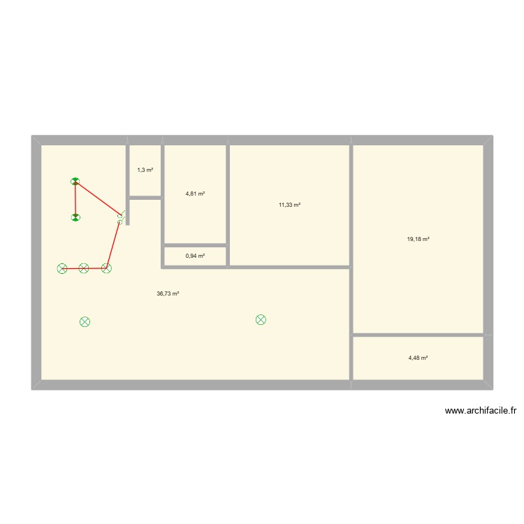 NOUETTE. Plan de 0 pièce et 0 m2 NOUETTE. Plan de 0 pièce et 0 m2