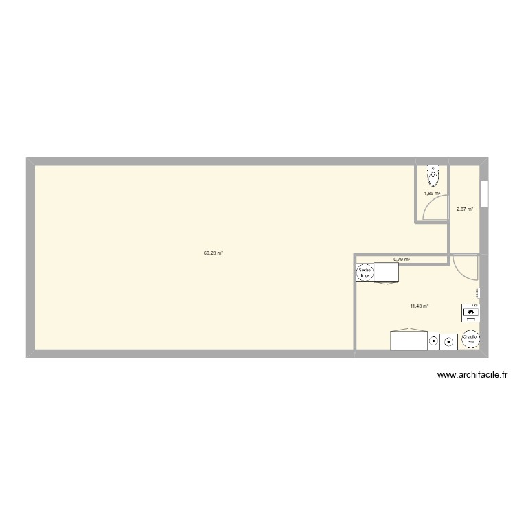 ATELIER. Plan de 0 pièce et 0 m2