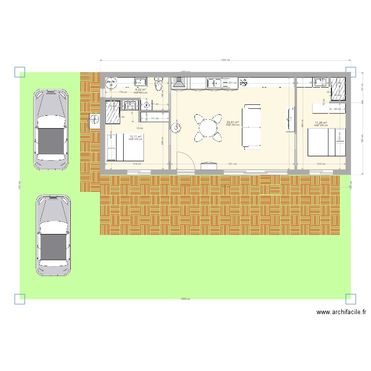 Projet container 6. Plan de 0 pièce et 0 m2