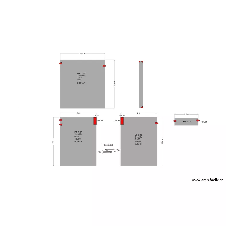 Gaec de gascoux 1. Plan de 