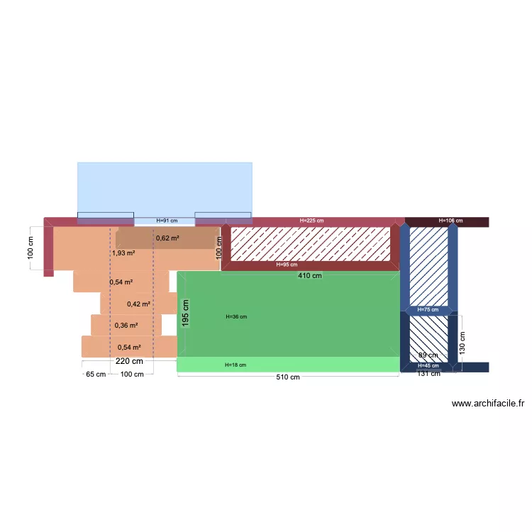escalier piscine 2. Plan de 