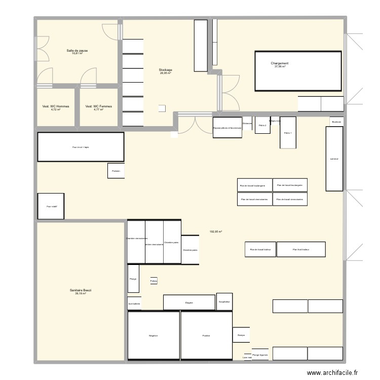 Boulangerie1. Plan de 0 pièce et 0 m2