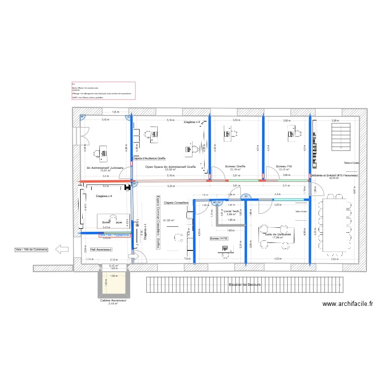 Nve CPH - Reduction des BX 2. Plan de 10 pièces et 184 m2