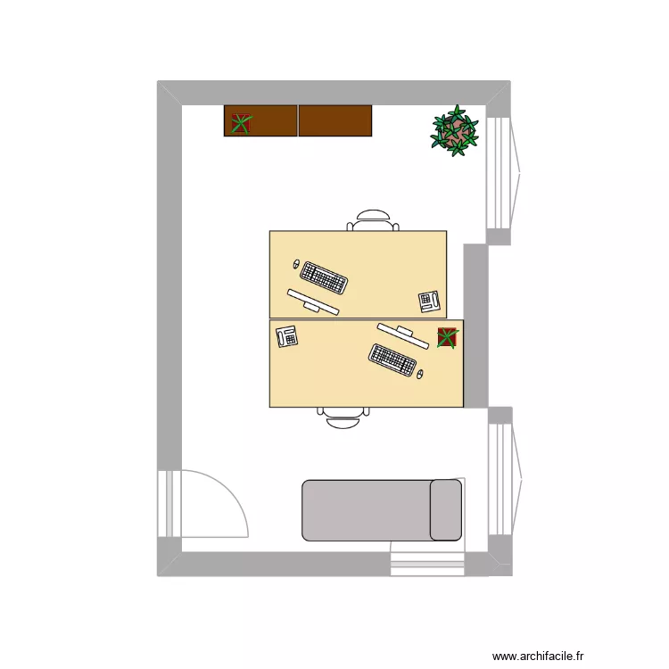 Nouveau Bureau 2. Plan de 